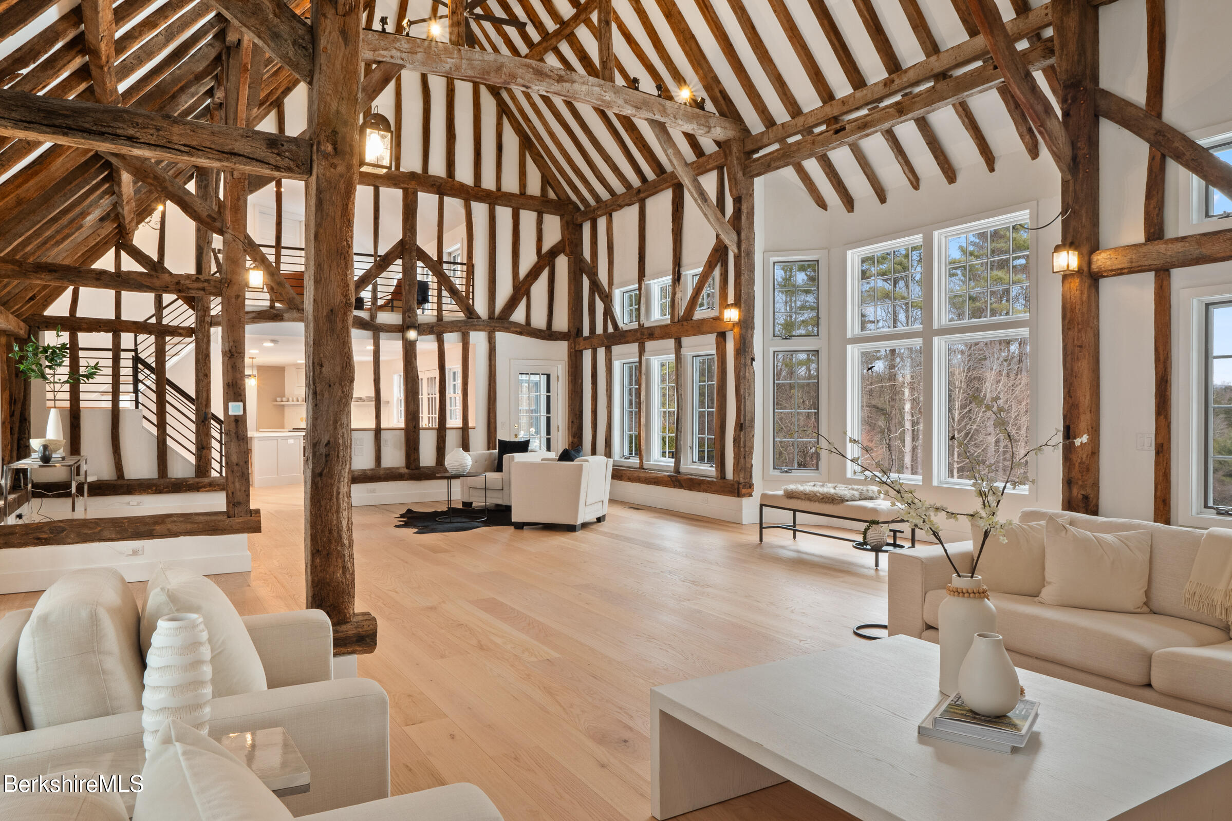 14 Pinecrest Cross Road Egremont, MA 01230 - Photo 6 of 40 a living room with furniture and large windows