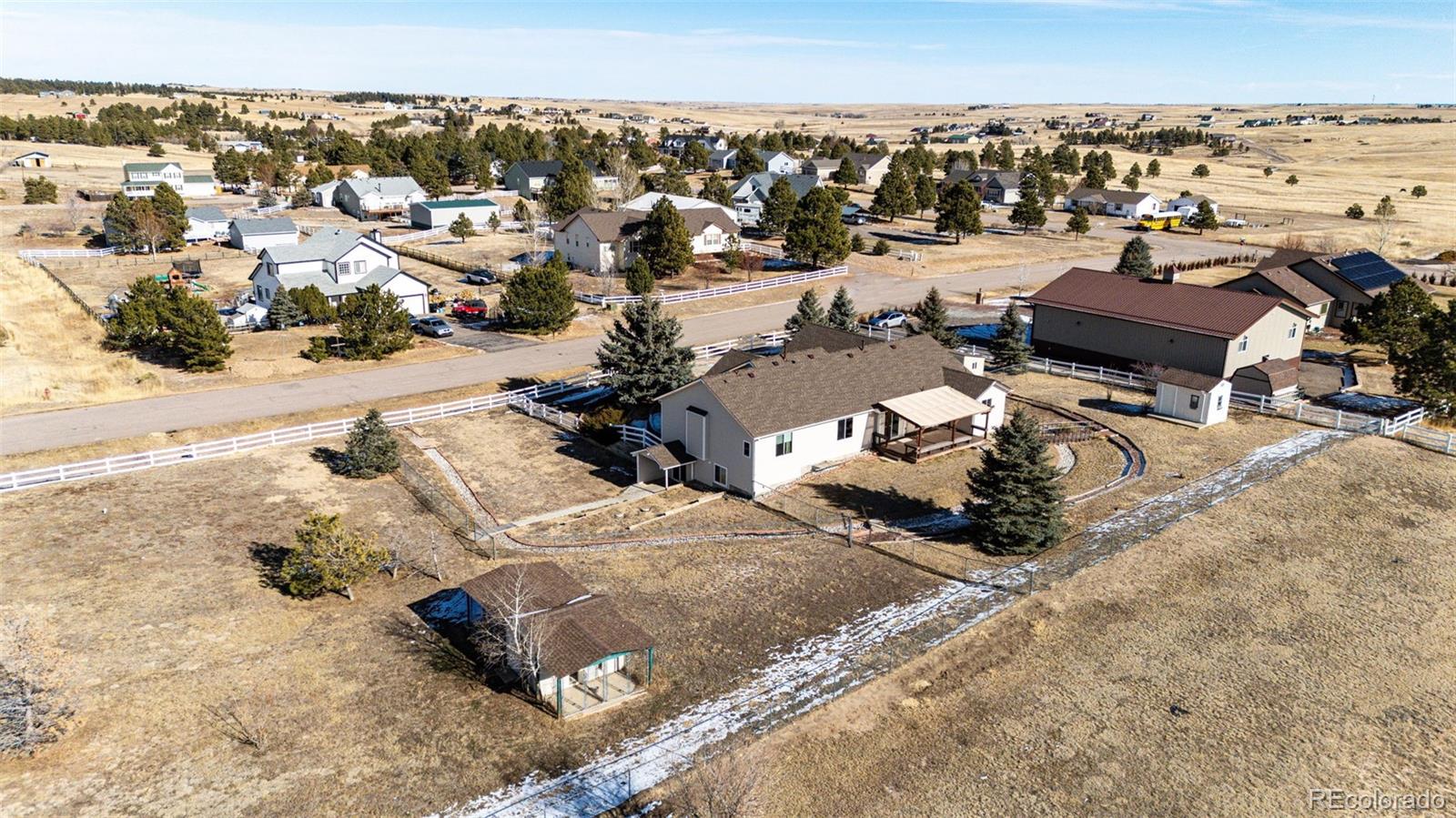 5672 Columbine Ridge Road Elizabeth, CO 80107 - Photo 45 of 50 an outdoor space with furniture