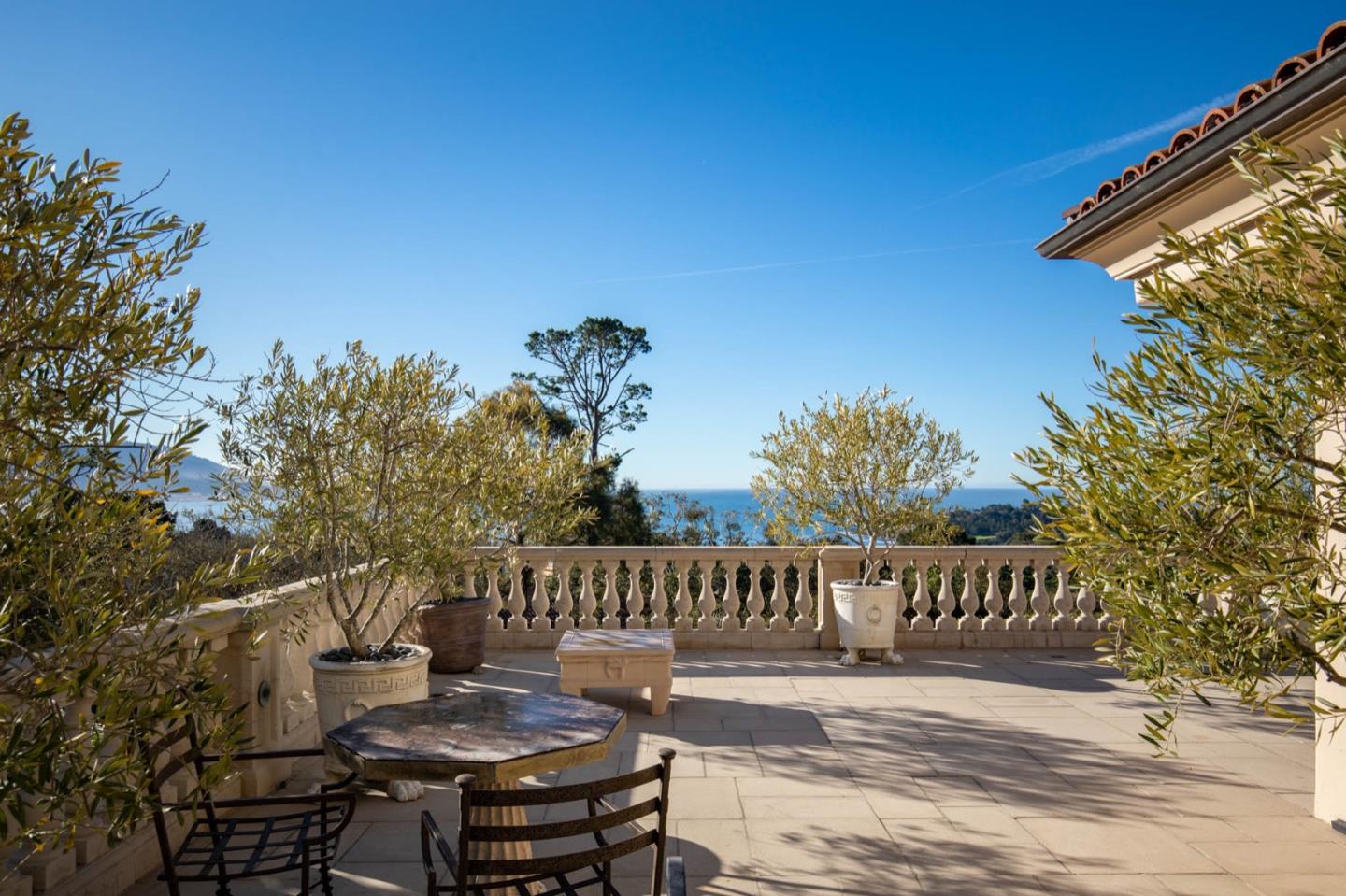 1491 Bonifacio Road Pebble Beach, CA 93953 - Photo 18 of 31 a view of a chairs and table in patio