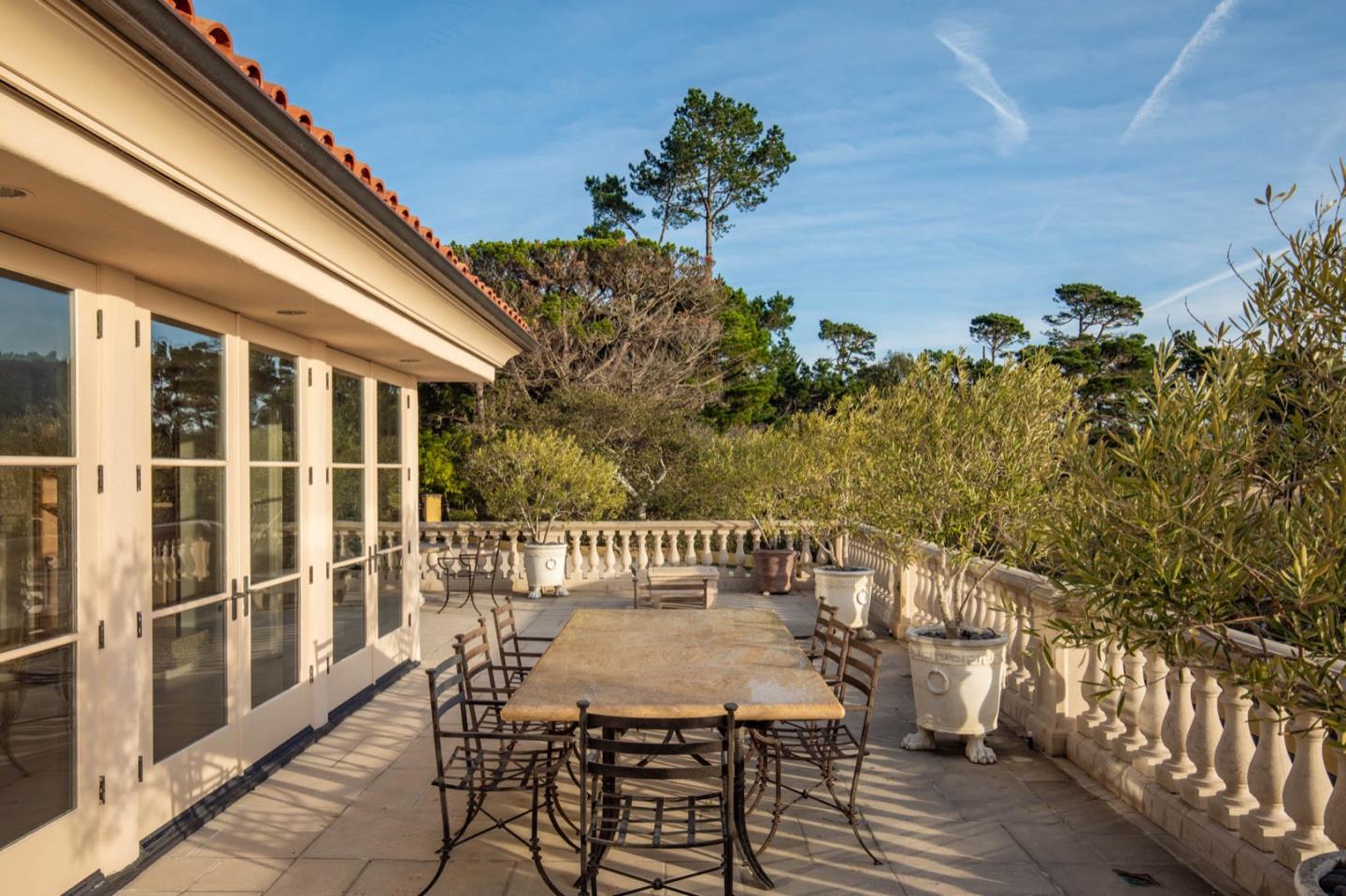 1491 Bonifacio Road Pebble Beach, CA 93953 - Photo 7 of 31 a view of a chairs on the roof deck