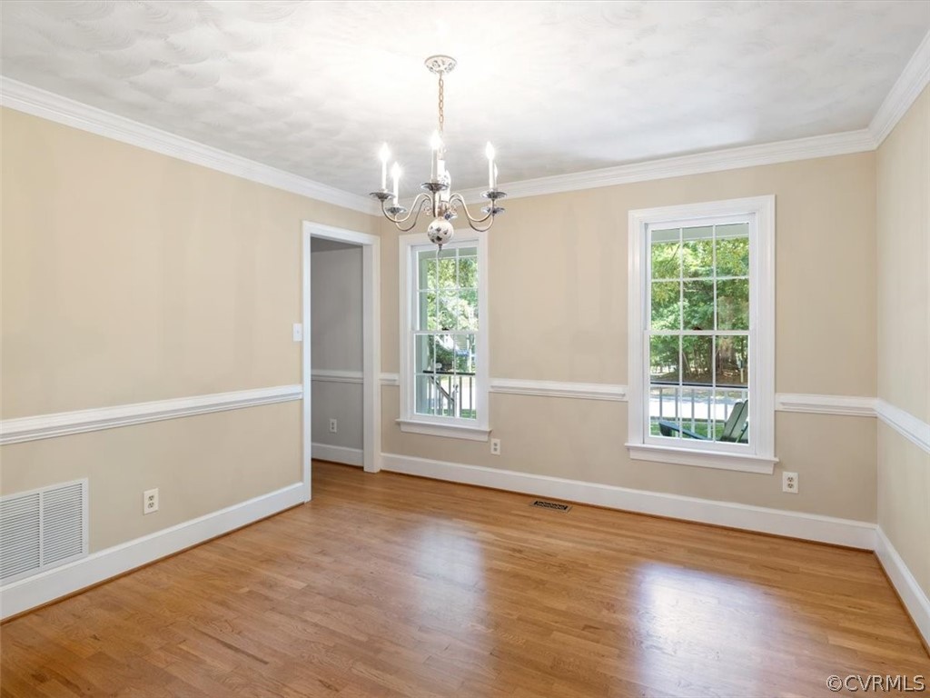 13807 Sunrise Bluff Road Midlothian, VA 23112 - Photo 16 of 40 wooden floor in an empty room with a window
