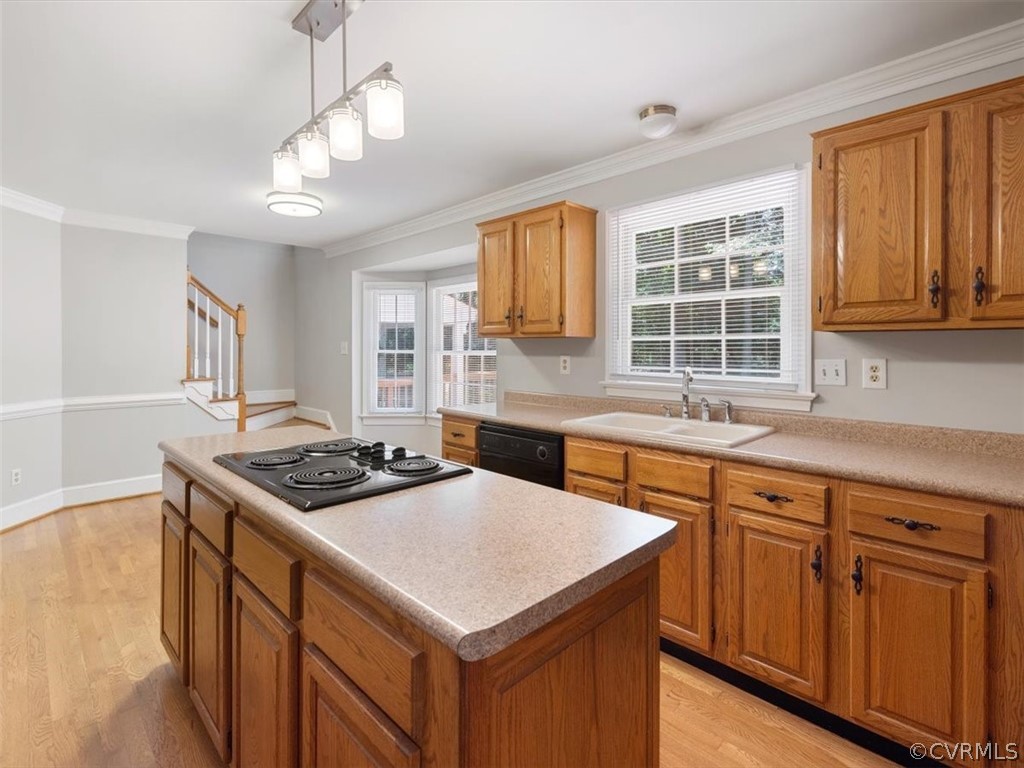 13807 Sunrise Bluff Road Midlothian, VA 23112 - Photo 10 of 40 a kitchen with stainless steel appliances granite countertop a sink stove and cabinets