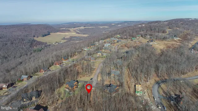 a view of city and mountain