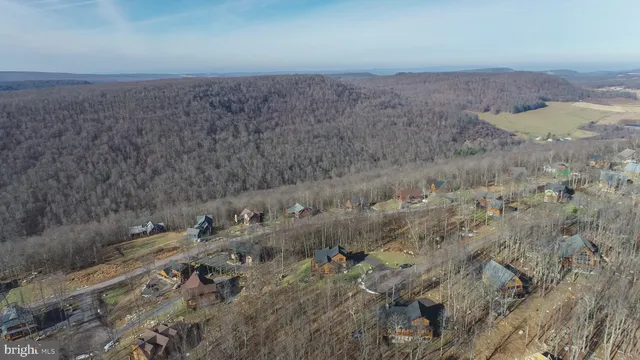 a view of city and mountain