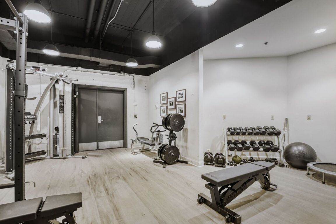 710 Colorado Street, Unit 4G Austin, TX 78701 - Photo 25 of 39 When you're not out enjoying the fabulous Central Texas weather on the trail, the building has an updated fitness center.