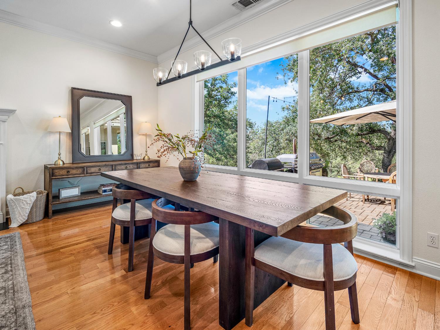 5080 Gold Hill Road Placerville, CA 95667 - Photo 9 of 63 Beautiful views from dining table to backyard acreage.