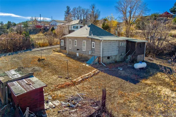 a front view of a house with yard