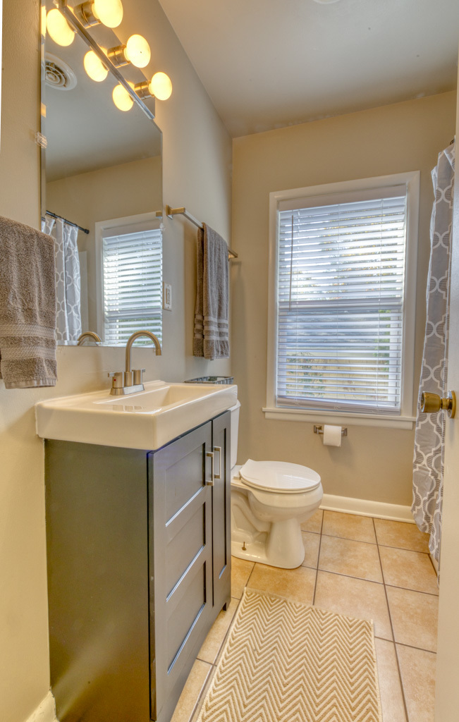 307 North Lake Street Gary, IN 46403 - Photo 6 of 38 a bathroom with a sink toilet and a mirror