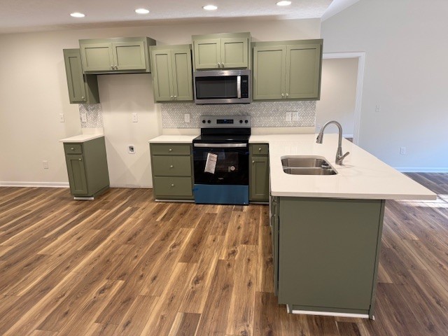 22 Ghea Road Normandy, TN 37360 - Photo 12 of 40 a kitchen with a sink and a stove top oven
