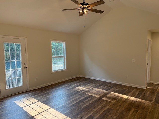 22 Ghea Road Normandy, TN 37360 - Photo 28 of 40 a view of an empty room with wooden floor and a window