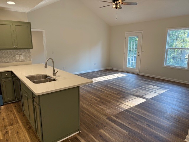 22 Ghea Road Normandy, TN 37360 - Photo 4 of 40 a kitchen with a sink cabinets and wooden floor