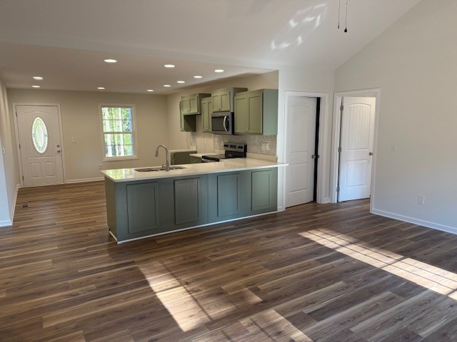22 Ghea Road Normandy, TN 37360 - Photo 9 of 40 a view of kitchen with granite countertop cabinets and wooden floor