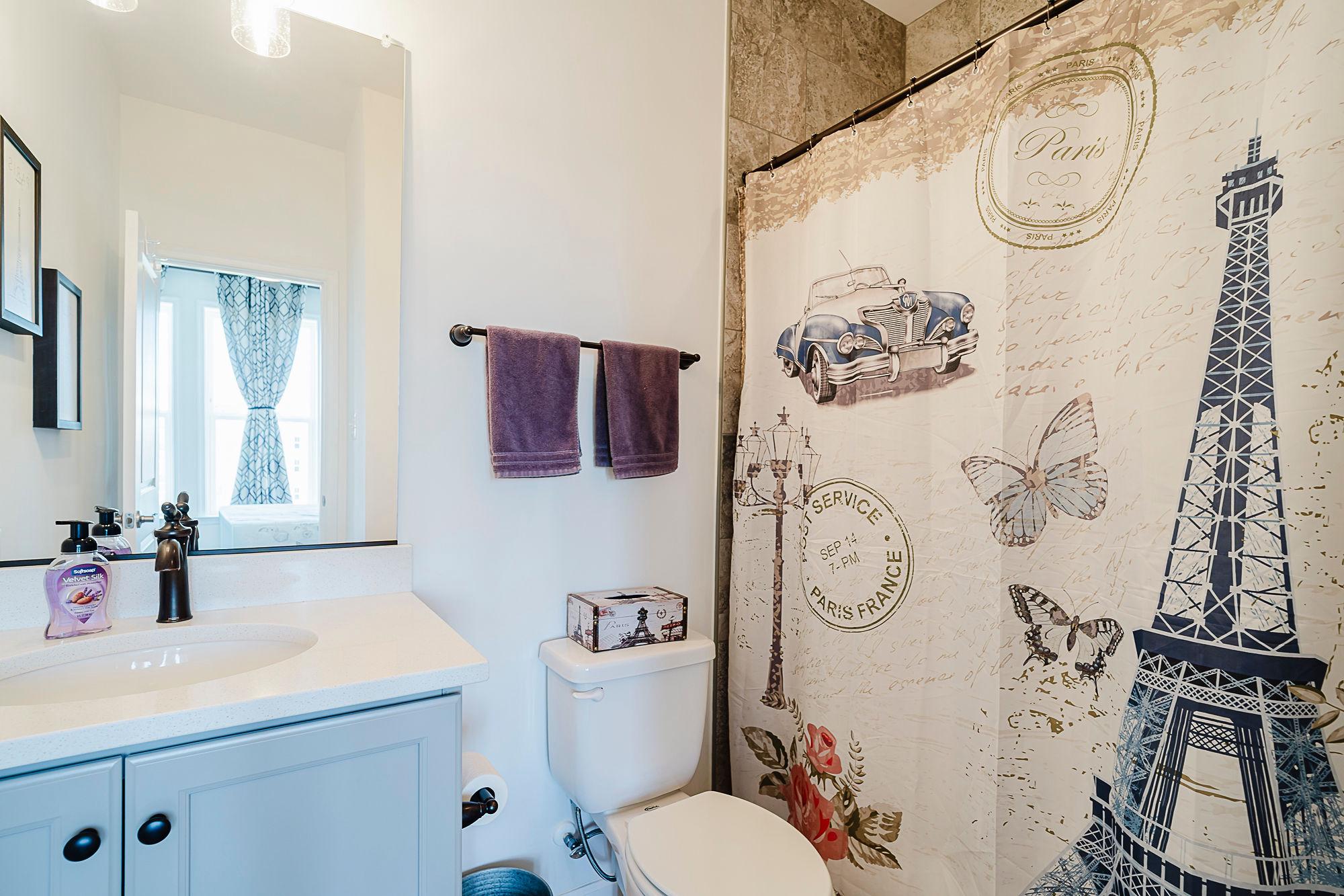 834 Lindley Road Frederick, MD 21701 - Photo 52 of 79 Second bedroom bath with lovely tile to ceiling