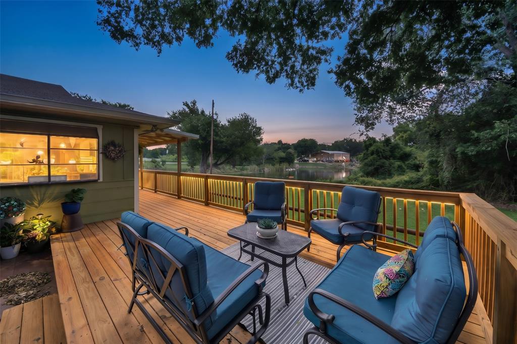 256 Country Club Road Whitney, TX 76692 - Photo 28 of 36 New large deck from Kitchen to back of home