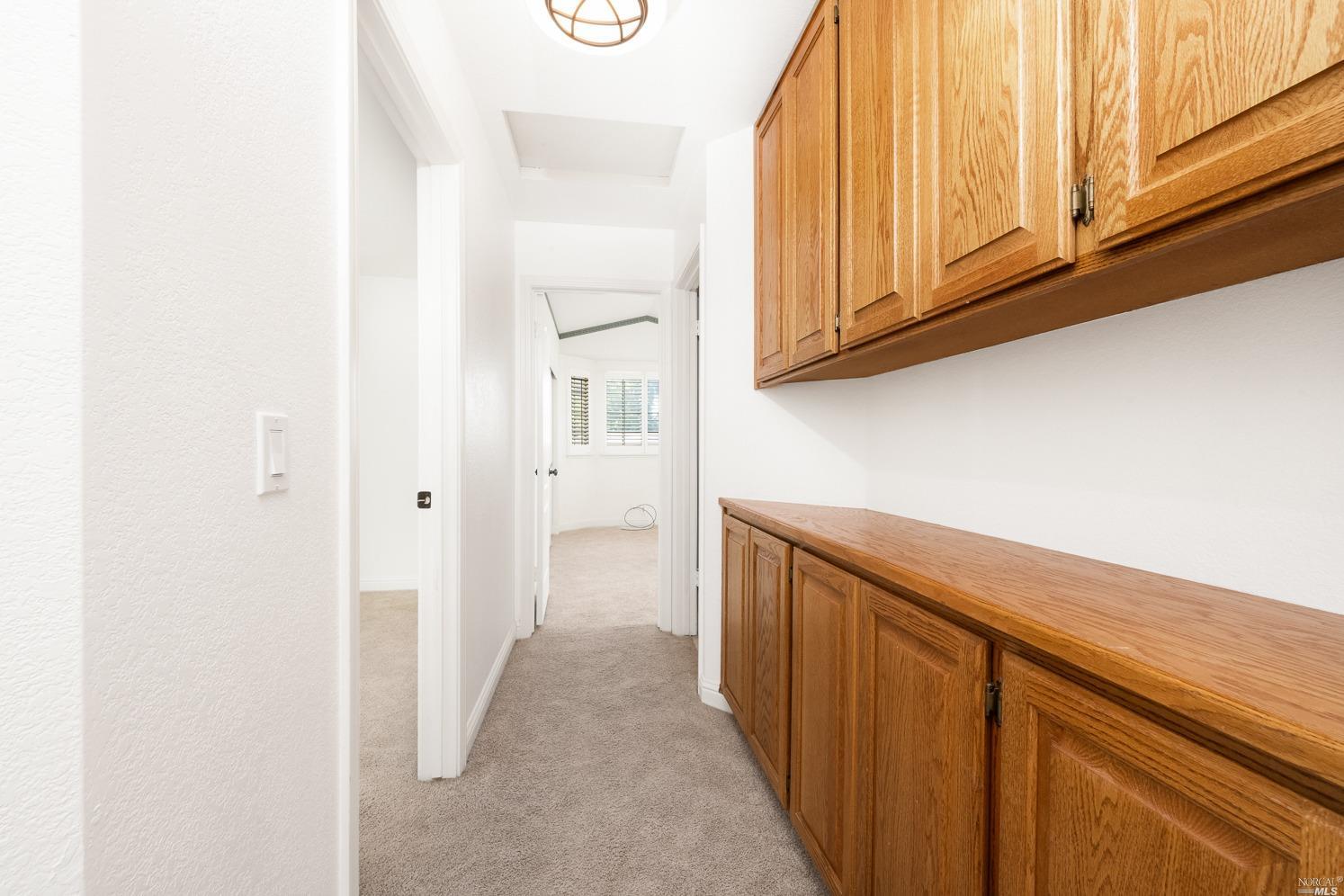 7216 Roxanne Lane Rohnert Park, CA 94928 - Photo 29 of 40 a view of a closet and wooden floor