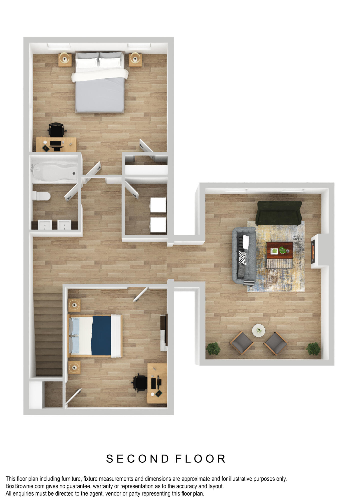 20 Fairway Commons Drive, Unit 2 Gorham, ME 04038 - Photo 30 of 44 Fairway Commons - 2nd Floor Rendering
