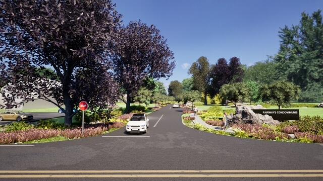 20 Fairway Commons Drive, Unit 2 Gorham, ME 04038 - Photo 43 of 44 Fairway Entrance Rendering