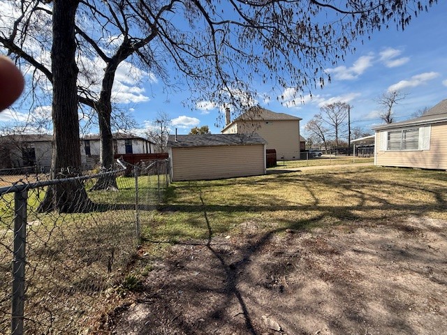 3714 Christie Street Houston, TX 77026 - Photo 13 of 24 a view of a yard with wooden fence