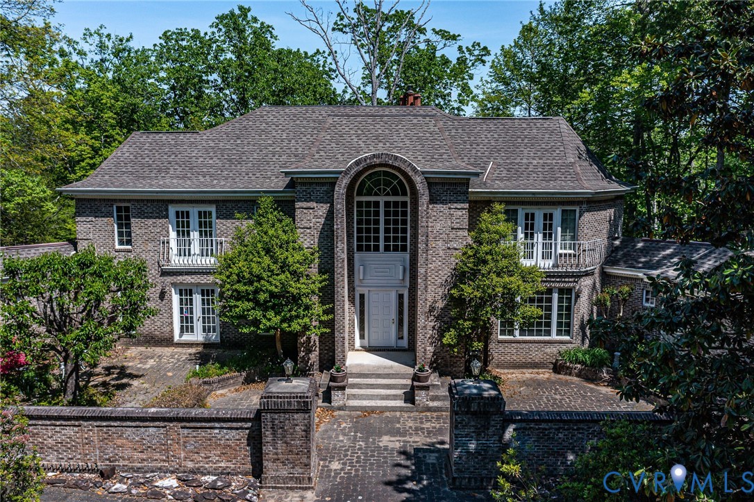 1167 Ottoman Ferry Road Lancaster, VA 22503 - Photo 49 of 52 Stately brick residence featuring a grand arched e