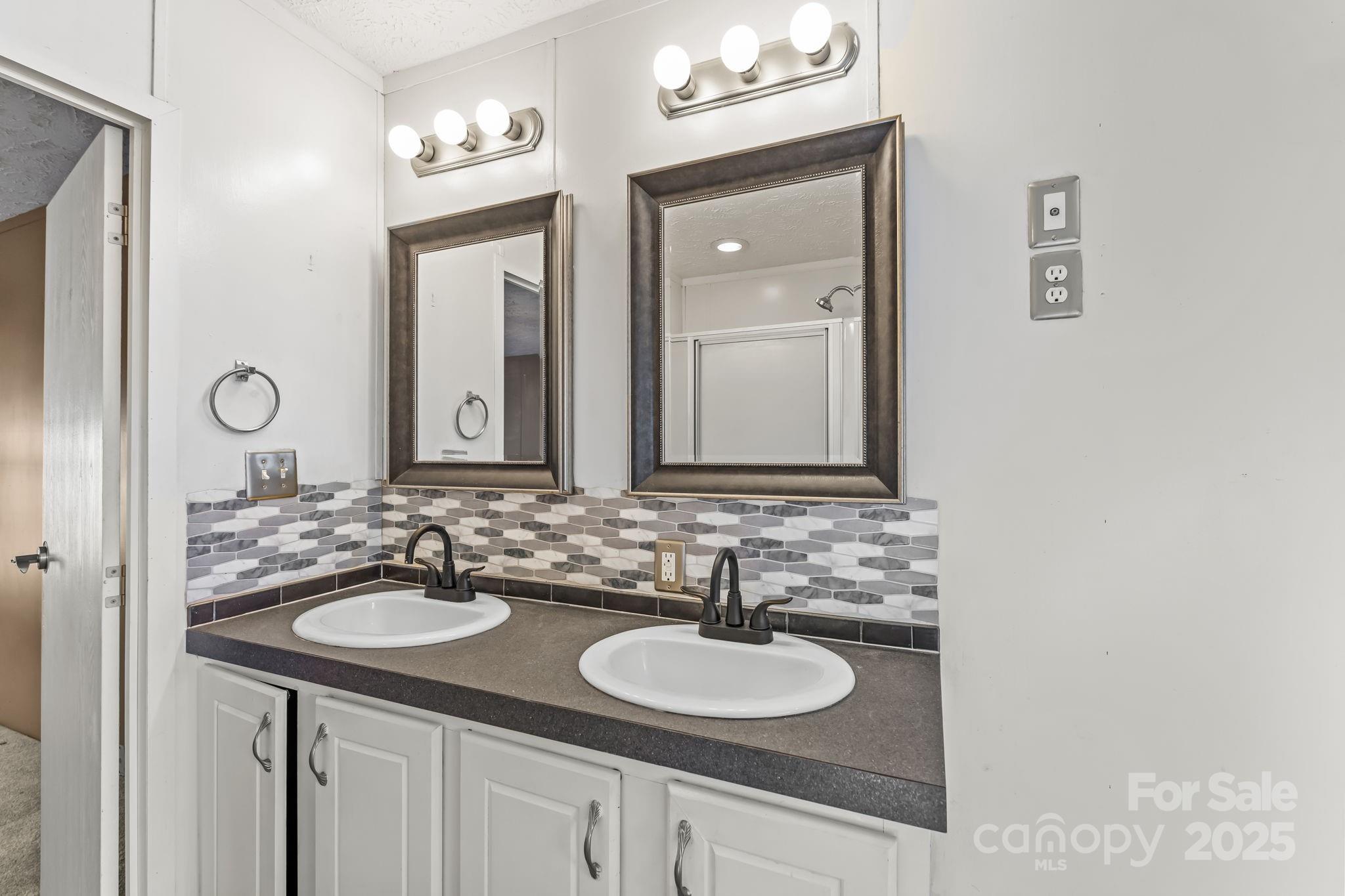 1060 Beckham Road Salisbury, NC 28147 - Photo 21 of 28 a bathroom with a sink and a mirror