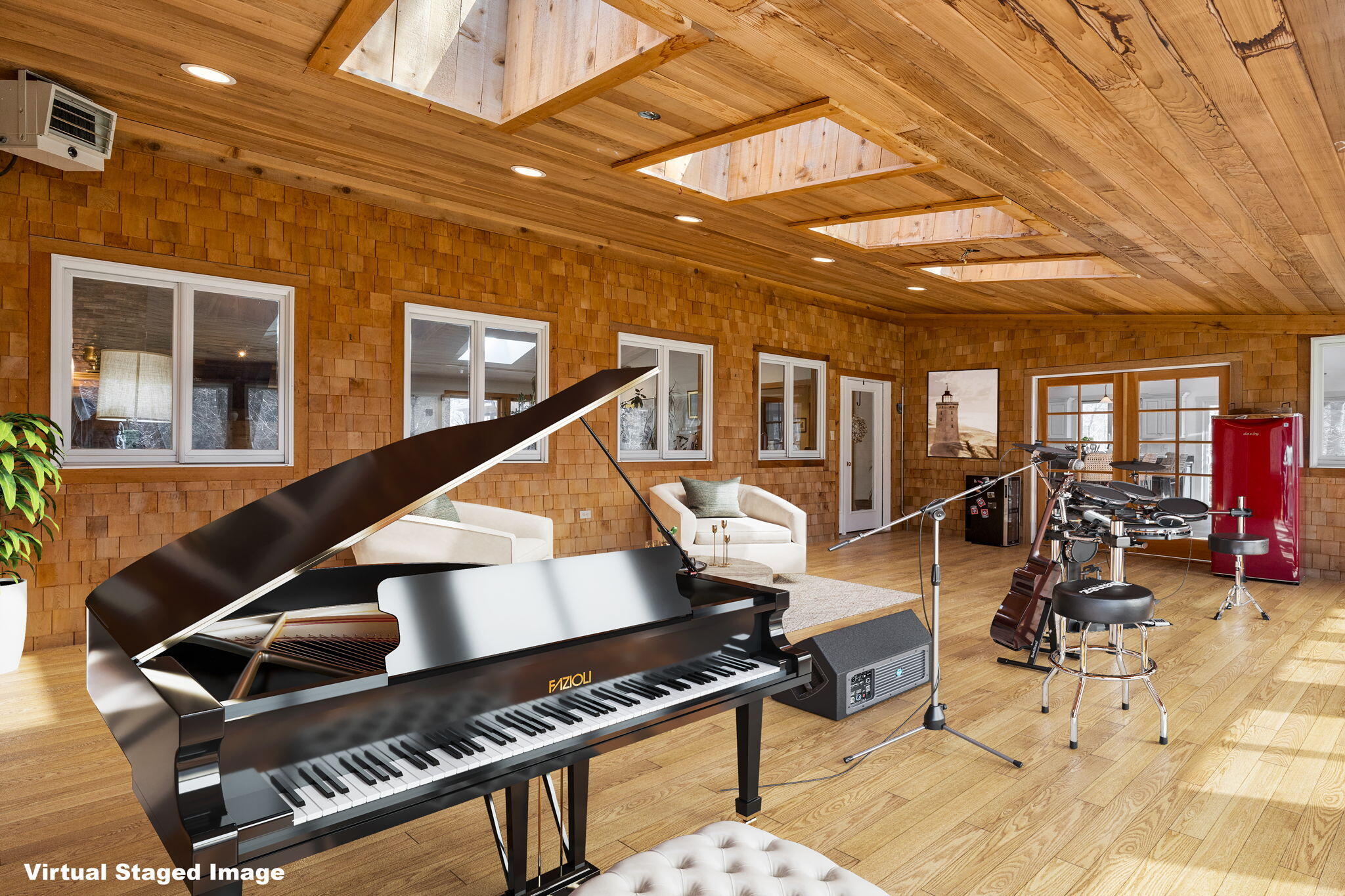 85 Pier Road Wellfleet, MA 02667 - Photo 34 of 78 Virtually staged music room concept