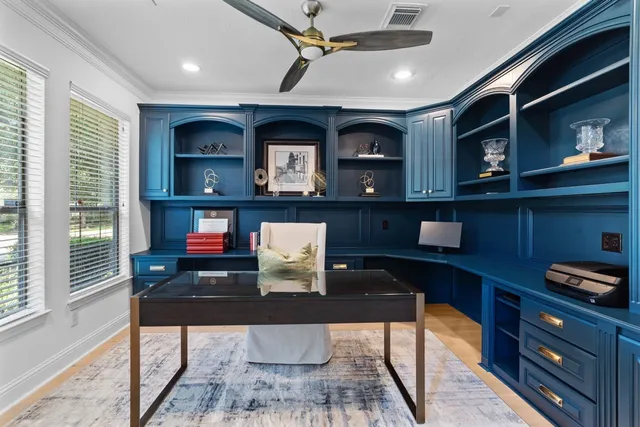 a view of entryway bedroom and hall with wooden floor