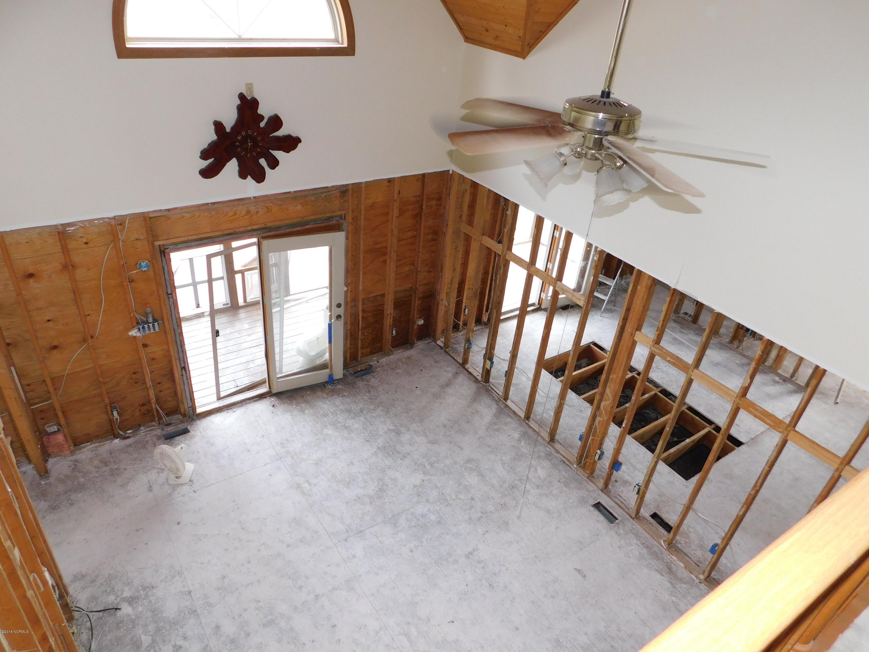 672 Roberts Road Newport, NC 28570 - Photo 23 of 36 View of living room from upstairs