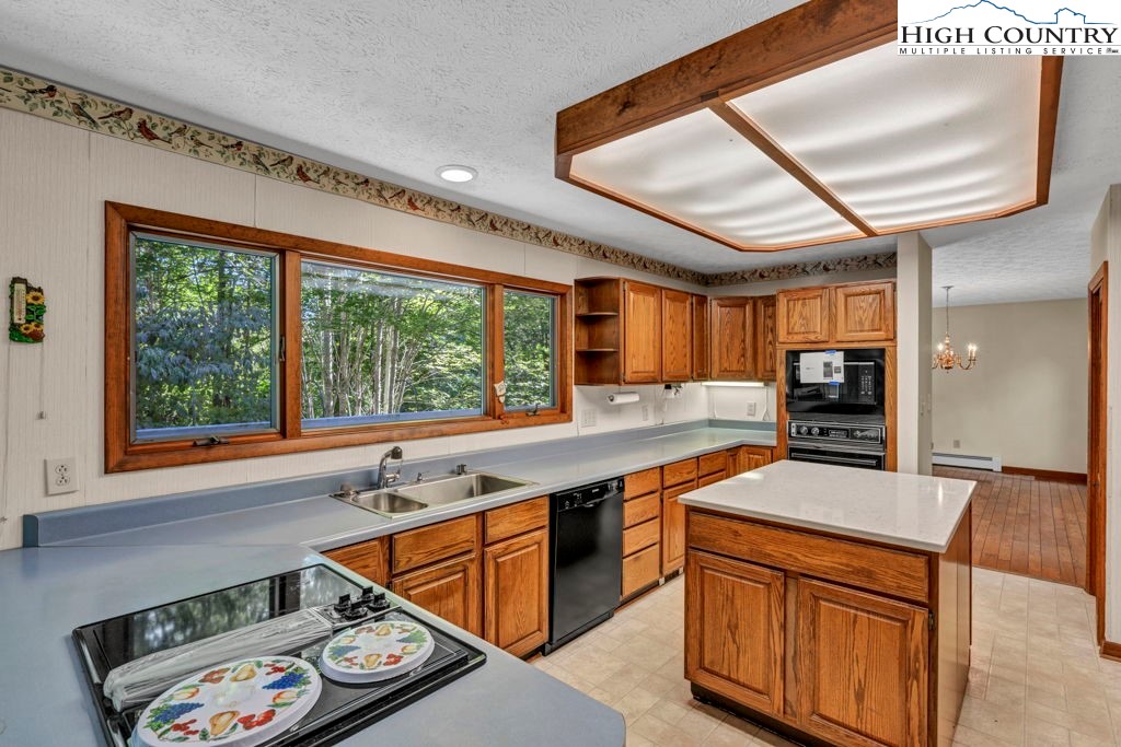 358 Devonwood Drive Boone, NC 28607 - Photo 14 of 50 a kitchen with stainless steel appliances granite countertop a sink and a stove