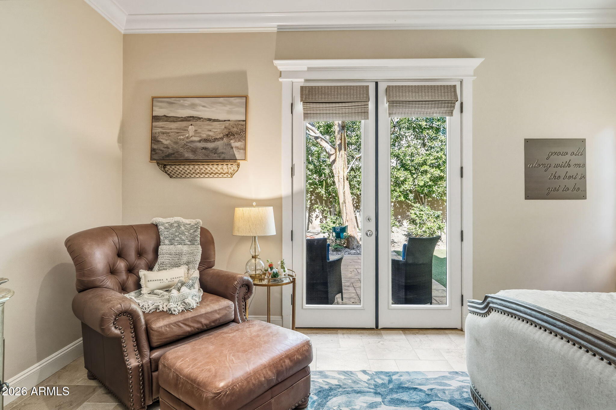 3450 East Pyrenees Pass Phoenix, AZ 85018 - Photo 40 of 55 Master Suite door to Backyard