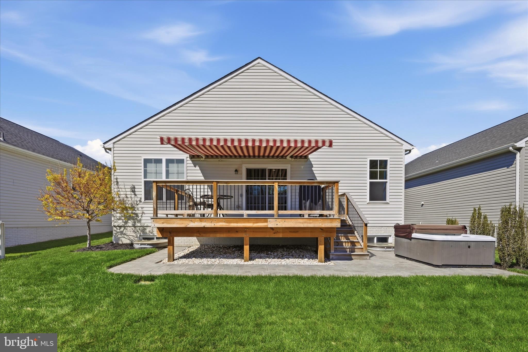 133 Patchwork Drive Stephenson, VA 22656 - Photo 39 of 63 a front view of house with a garden and patio
