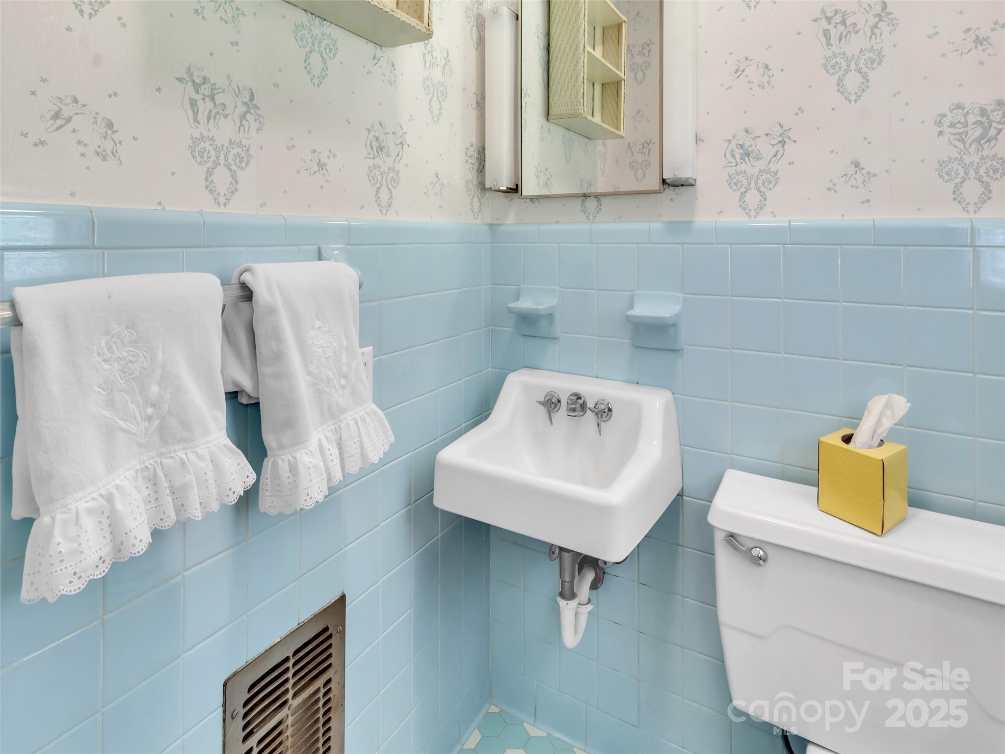 250 Reeves Cove Road Candler, NC 28715 - Photo 18 of 47 a bathroom with a sink and a mirror