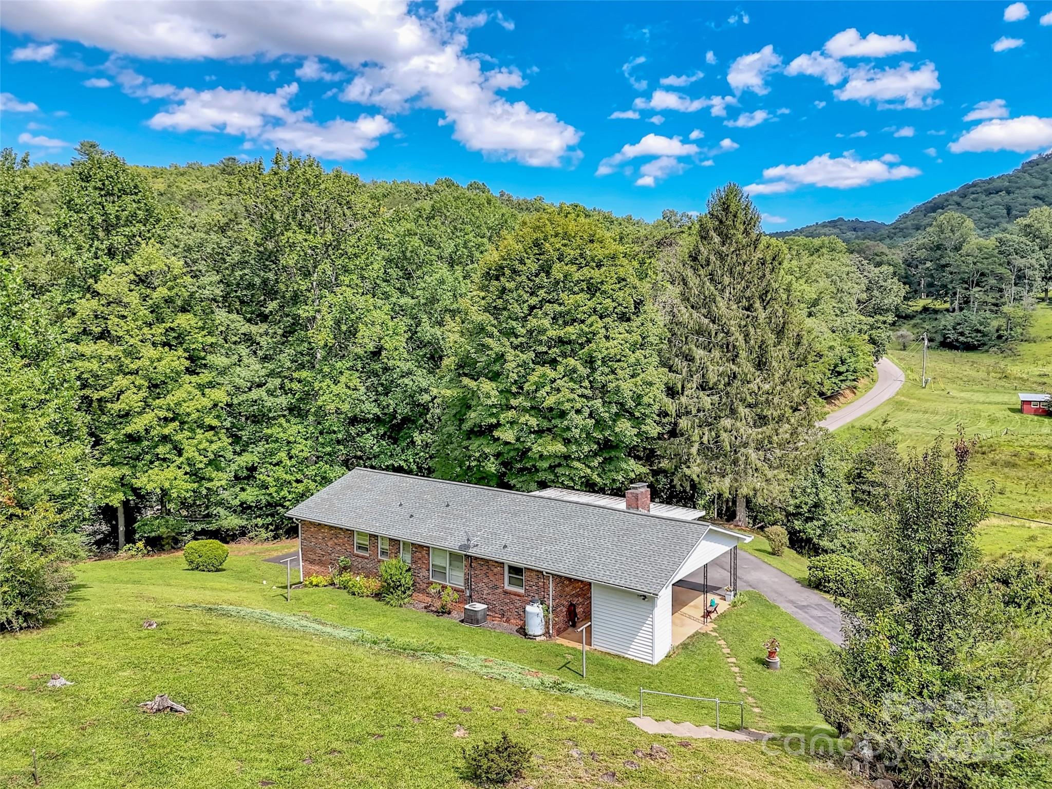 250 Reeves Cove Road Candler, NC 28715 - Photo 38 of 47 a view of a house with a yard