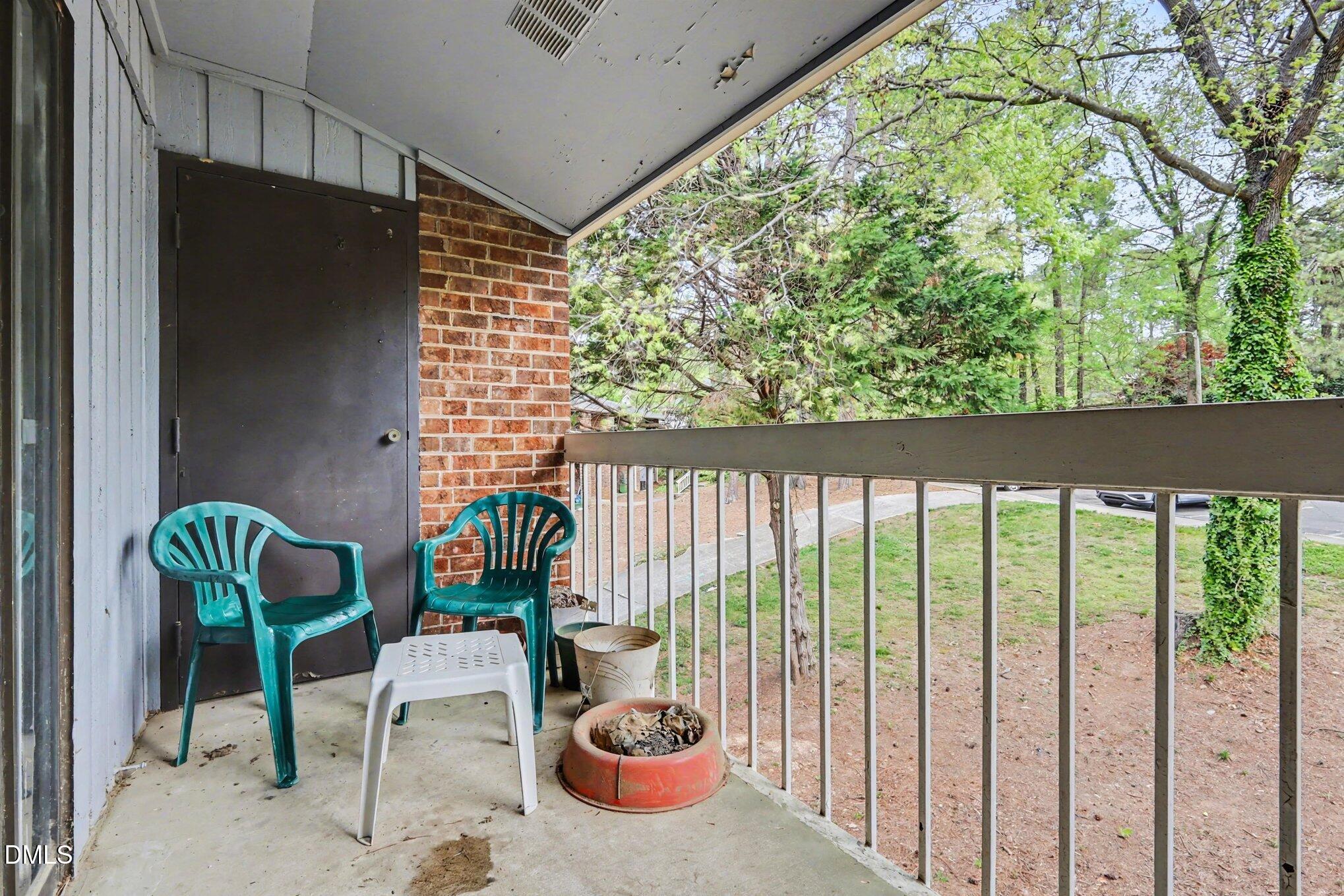 1014 Sandlin Place, Unit G Raleigh, NC 27606 - Photo 13 of 19 Balcony