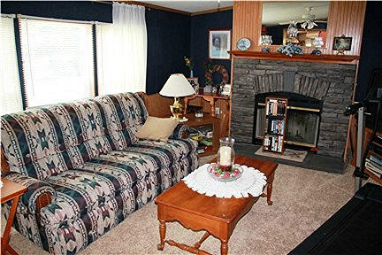 118 Little Timber Ridge Buchanan, VA 24066 - Photo 17 of 48 Fam Rm with Stone Wood Burning Fireplace