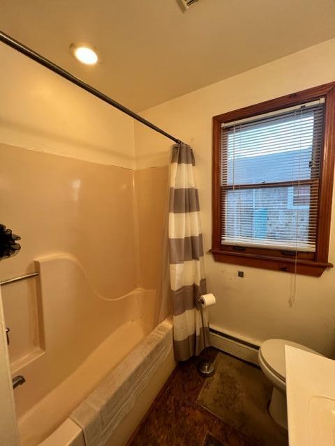 260 Hinckley Road Hyannis, MA 02601 - Photo 12 of 18 a bathroom with a toilet a sink and bathtub