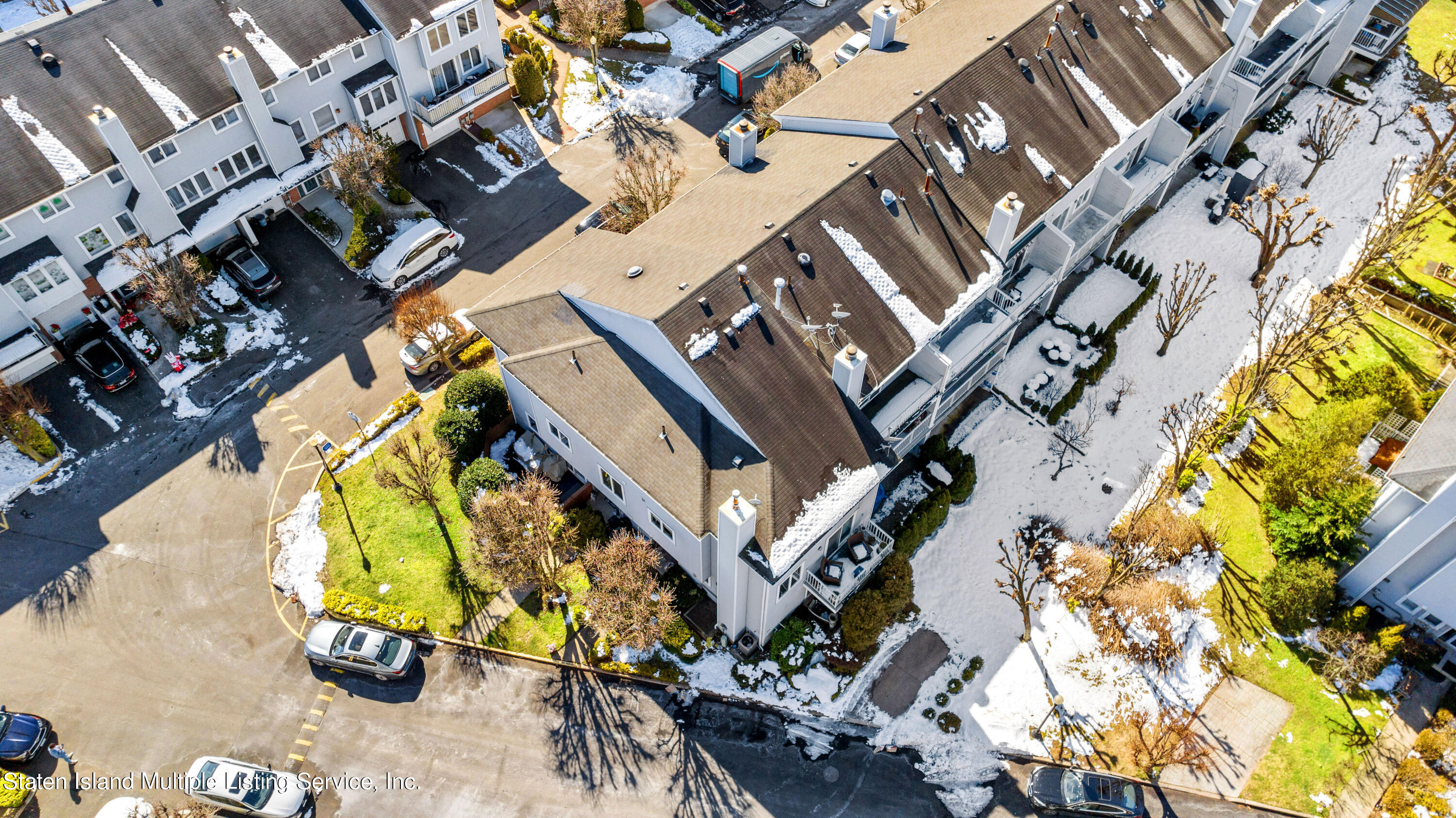 15 Flagship Circle Staten Island, NY 10309 - Photo 2 of 31 an aerial view of a residential apartment building with swimming pool