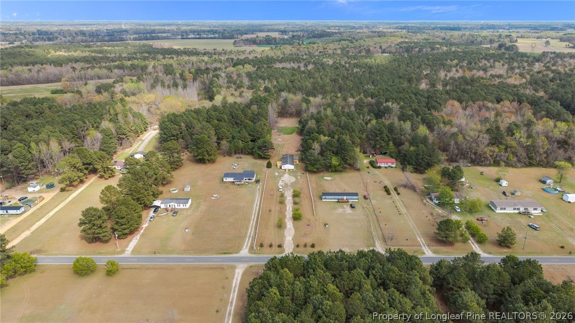 515 Mt Zion Road Red Springs, NC 28377 - Photo 47 of 50 an aerial view of residential houses with outdoor space