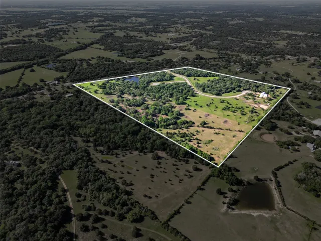 an aerial view of a mountain view