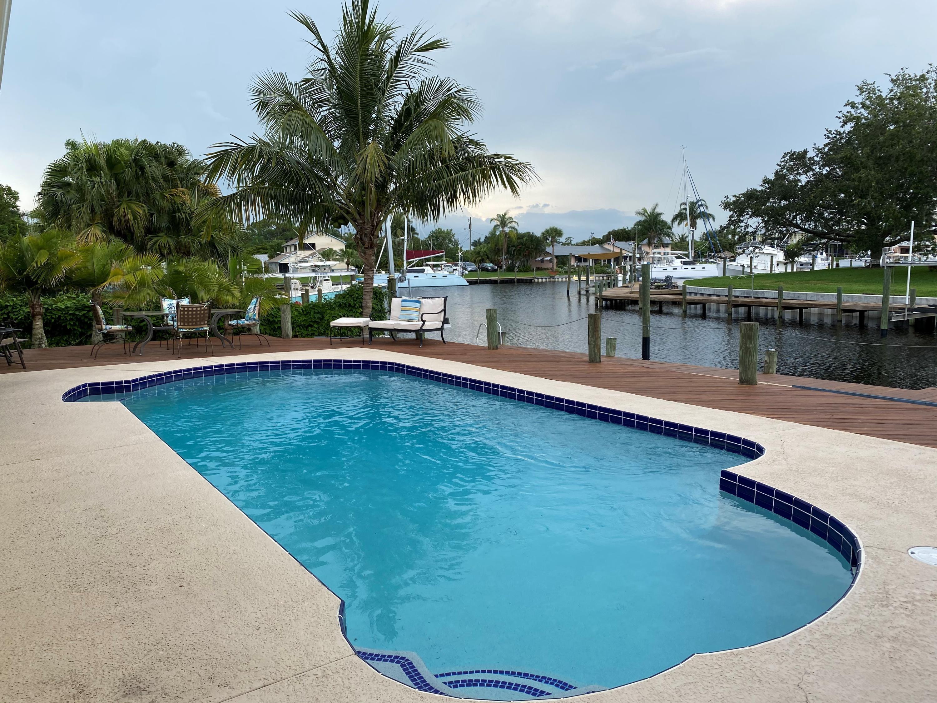 1729 Southwest Dyer Point Road Palm City, FL 34990 - Photo 1 of 27 pool pic