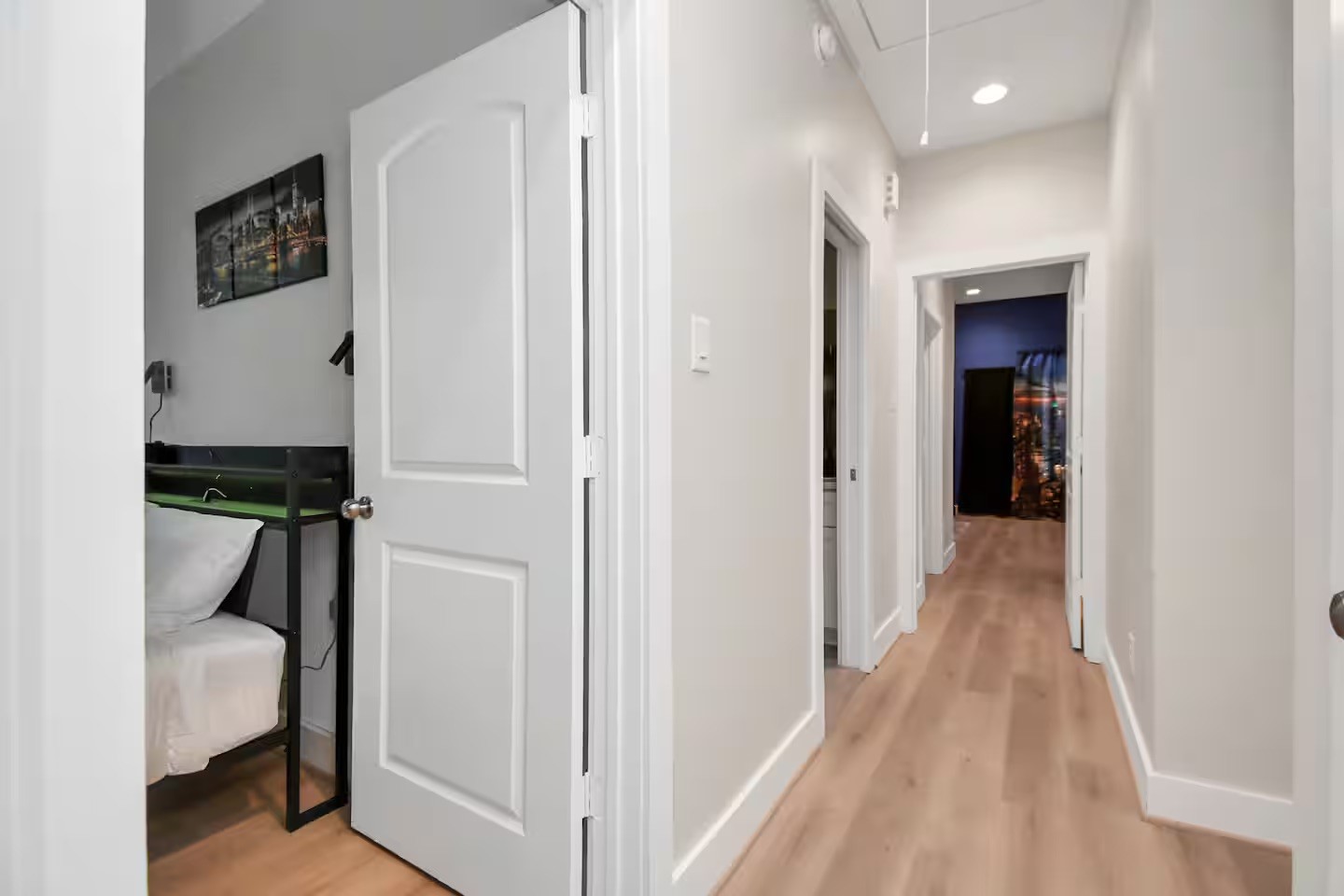 5718 Beall Street, Unit D Houston, TX 77091 - Photo 11 of 41 a view of a hallway with toilet and a hallway