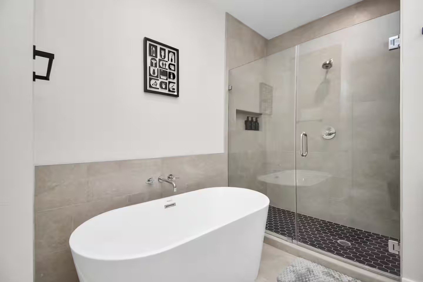 5718 Beall Street, Unit D Houston, TX 77091 - Photo 26 of 41 a bathroom with a bathtub and a shower