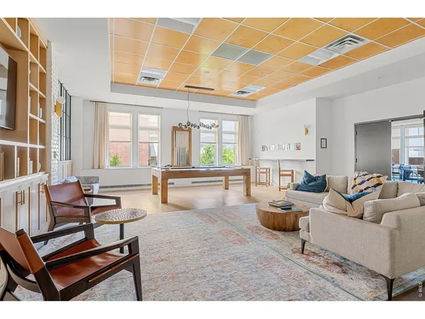 a view of a livingroom and dining room