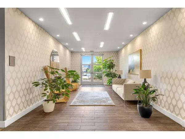 a car parked in front of a building