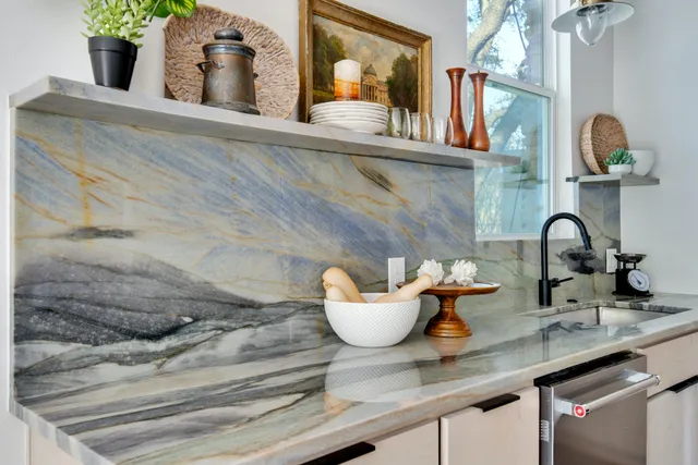 a living room with furniture and window