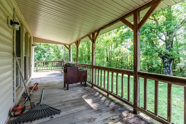 a view of outdoor space with seating space
