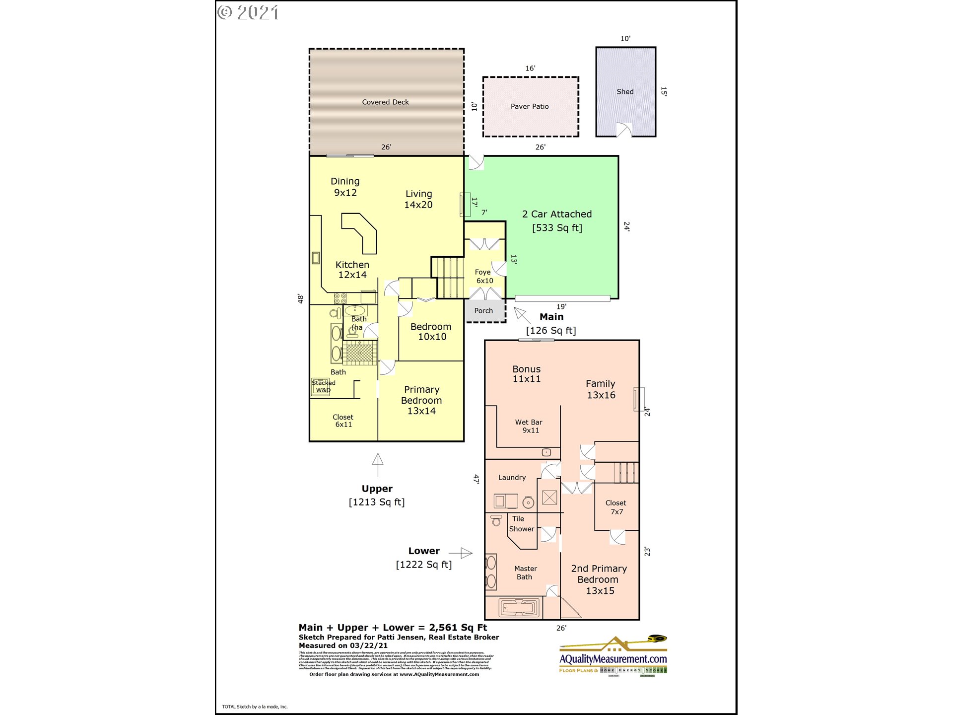 7510 Ridgewood Drive Gladstone, OR 97027 - Photo 31 of 31 Floor Plan