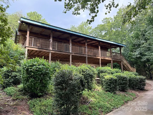 a house view with a garden space