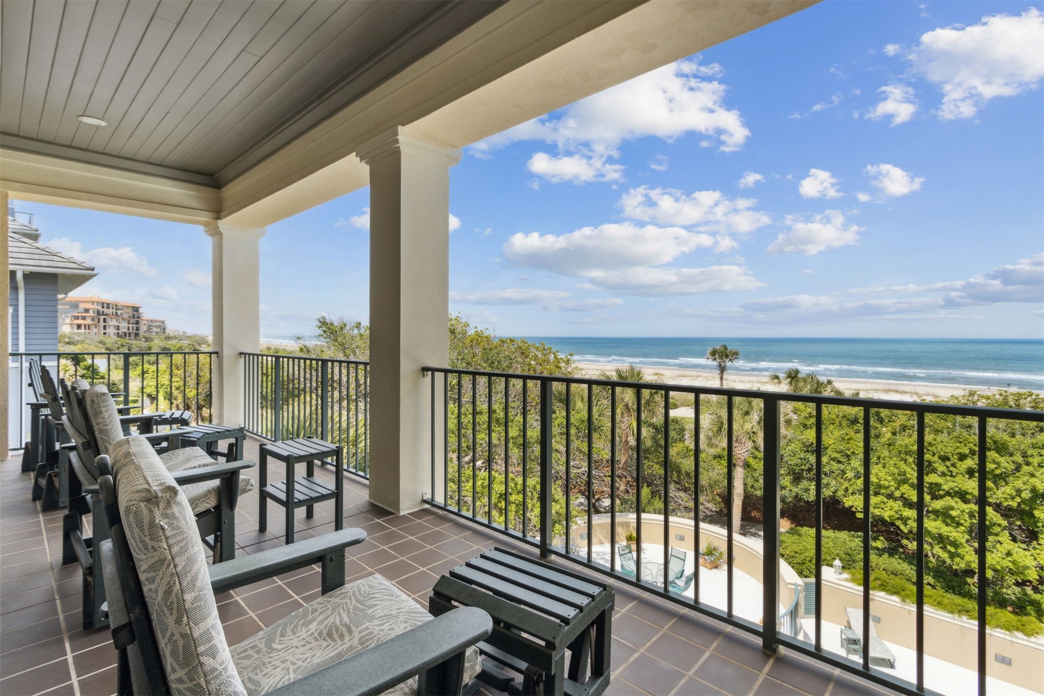 28 Dunes Row Fernandina Beach, FL 32034 - Photo 70 of 96 a view of a balcony with furniture
