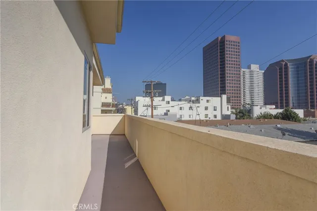 a view of kitchen and living room