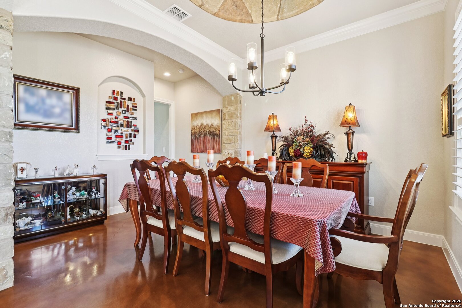 156 Pr 2771 Mico, TX 78056 - Photo 21 of 50 a view of a dining room with furniture wooden floor and chandelier